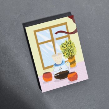 Pour Over Coffee Time Postcard