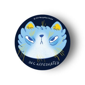 Decaffeinated Cat Coaster