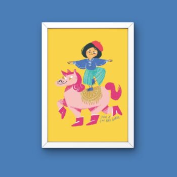 Year Of Horse Art Print