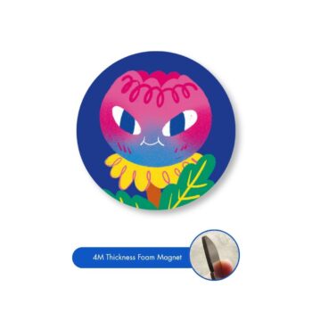 Pink Tulip Fridge Magnet