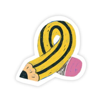 Pencil Sticker Flake