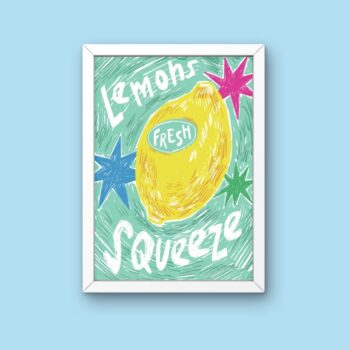 Lemon Squeeze Art Print