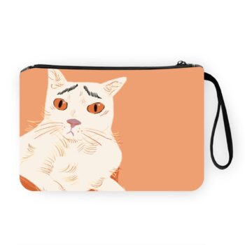 Kucing Risau Wristlet Pouch Bag